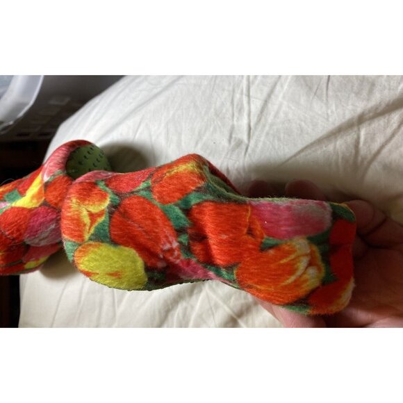 Wooden Shoe Tulips - Clog Slipper US SZ 4-5 EU 16-19 Comfort Felt Slip Resistant - Picture 3 of 9